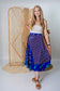 Regular/Tea Length Up-Cycled Reversible Sari Wrap Skirt #94