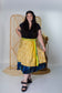 Plus/Tea Length Up-Cycled Reversible Sari Wrap Skirt #92