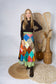 Regular Size Reversible Patchwork Sari Wrap Skirt #125