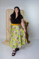 Plus/Maxi Length Up-Cycled Reversible Sari Wrap Skirt #4