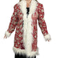 100% Up-cycled Cotton Fur Lined Kantha Jacket