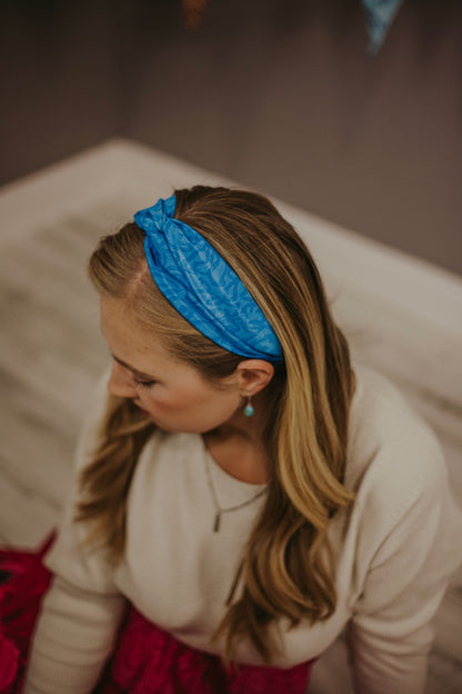 Mystery Up-cycled Stretchy Sari Knot Headband