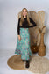 Regular Size Reversible Patchwork Sari Wrap Skirt #126
