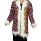 100% Up-cycled Cotton Fur Lined Kantha Jacket