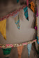 16 foot Reversible Up-cycled Sari Bunting