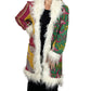 100% Up-cycled Cotton Fur Lined Kantha Jacket