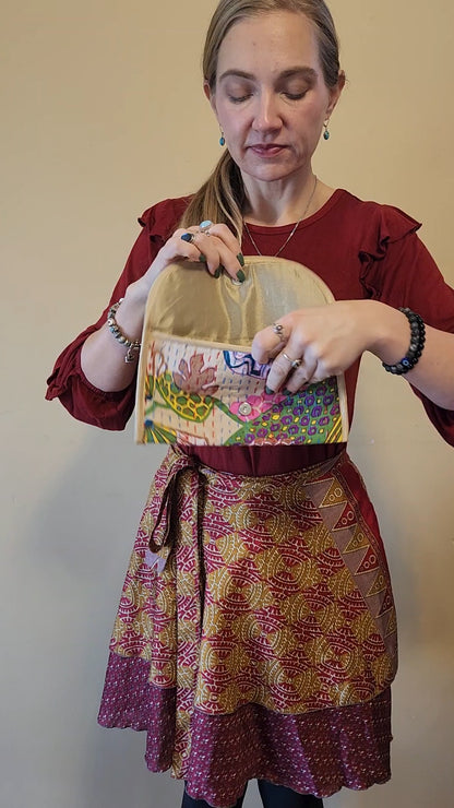 Mystery Cotton Kantha Wallet