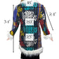 100% Up-cycled Cotton Fur Lined Kantha Jacket