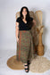 Plus Size Reversible Patchwork Sari Wrap Skirt #156
