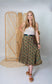 Regular/Tea Length Up-Cycled Reversible Sari Wrap Skirt #72