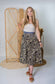 Regular/Tea Length Up-Cycled Reversible Sari Wrap Skirt #35