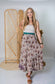 Regular/Maxi Length Up-Cycled Reversible Sari Wrap Skirt #7