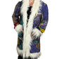 100% Up-cycled Cotton Fur Lined Kantha Jacket