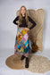 Regular Size Reversible Patchwork Sari Wrap Skirt #123