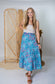 Regular/Maxi Length Up-Cycled Reversible Sari Wrap Skirt #19