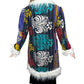 100% Up-cycled Cotton Fur Lined Kantha Jacket