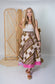 Regular/Maxi Length Up-Cycled Reversible Sari Wrap Skirt #79