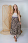 Regular/Maxi Length Up-Cycled Reversible Sari Wrap Skirt #77