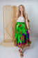Regular/Maxi Length Up-Cycled Reversible Sari Wrap Skirt #12