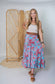 Regular/Maxi Length Up-Cycled Reversible Sari Wrap Skirt #79