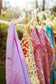 Regular/Tea Length Up-Cycled Reversible Sari Wrap Skirt #60