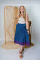 Regular/Tea Length Up-Cycled Reversible Sari Wrap Skirt #38